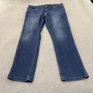 Mugsy Kinzies Jeans Mens 40x32 Stretch Denim Straight Leg Blue